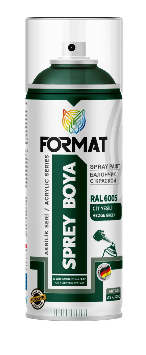 FORMAT RAL 6005 ÇIT YESIL SPREY BOYA 400 ML
